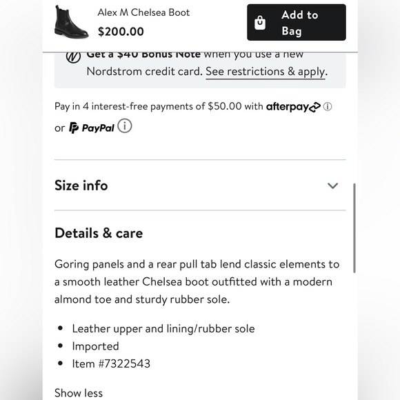 Vagabond Men’s Alex M Chelsea Black Leather Boot. Size 41, US 8 - Picture 3 of 10